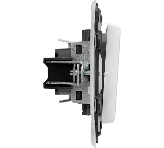 Выключатель Legrand Valena LIFE IP44 10АХ 250В с лицевой панелью.Безвинтовые зажимы.Белый 752151