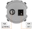 Розетка компьютерная TDM ELECTRIC RJ45 + TV розетка оконечная платина, "байкал" SQ1819-0319 3