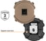 Розетка компьютерная TDM ELECTRIC RJ45 бронза, "байкал" SQ1819-0414 3