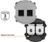 Розетка компьютерная TDM ELECTRIC двойная RJ45 платина, "байкал" SQ1819-0316 3