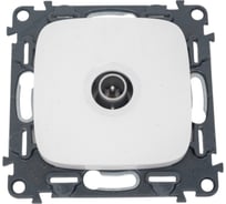 Механизм розетки TV Legrand Valena Allure оконечная 10 дБ 0-862 МГц с лицевой панелью белый 753760