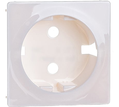 Лицевая панель Legrand Valena Life для розетки 2К+З белый Leg 755200
