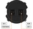 Розетка TDM ELECTRIC телефонная RJ11 + компьютерная RJ45 агат, "байкал" SQ1819-0217 3
