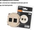 Розетка TDM ELECTRIC телефонная RJ11 + компьютерная RJ45 шампань, "байкал" SQ1819-0517 7