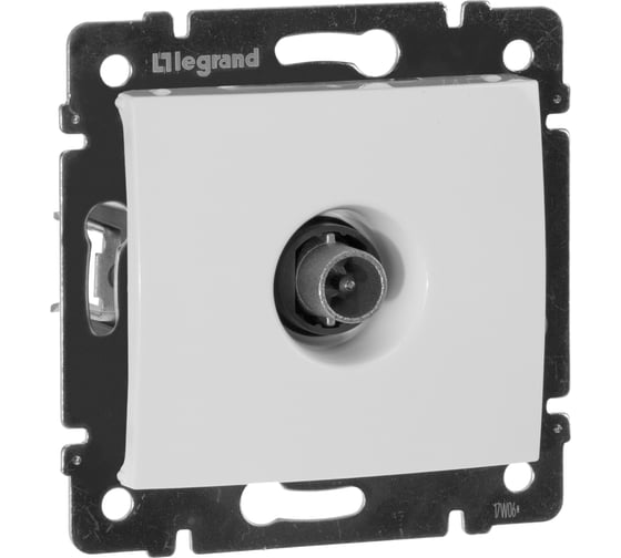 Розетка Legrand TV (телевизионная) Legrand Valena оконечная белый 774430