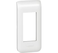 Рамка Legrand Программа Mosaic 1 модуль белая 078801L