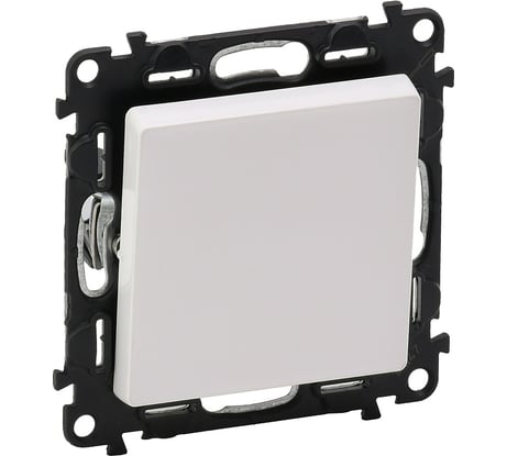 Переключатель Legrand Valena Life 10АХ 250 В с лицевой панелью безвинтовые зажимы белый Leg 752406