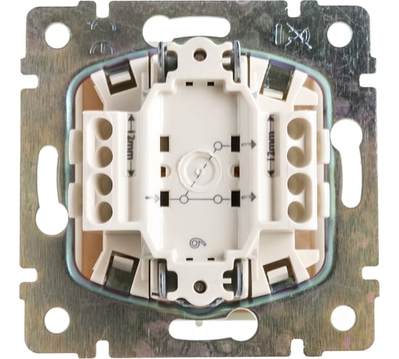 Переключатель Legrand одноклавишный Legrand Valena 10А 250В схема 6 безвинтовые зажимы слоновая кость 774306