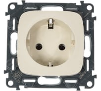 Силовая розетка Legrand Valena ALLURE 2К+З 16А 250В.Винтовые зажимы.Слоновая кость 753825