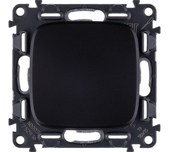 Переключатель Legrand Valena Allure 10АХ 250 В с лицевой панелью антрацит Leg 752916