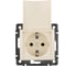 Розетка Legrand с заземлением Legrand Valena со шторками с защитной крышкой 16А 250В винтовые зажимы слоновая кость 774322 1