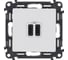 Зарядное устройство Legrand Valena Life с двумя USB-разъемами тип C-тип C 240 В/5 В 3000 мА белое 753107 3