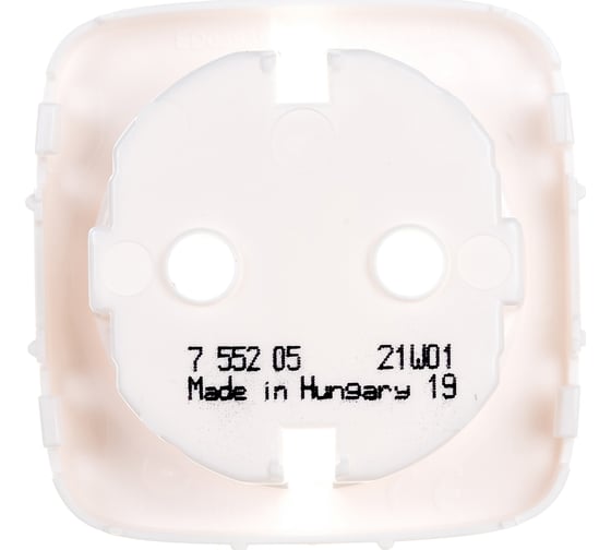 Лицевая панель Legrand Valena Allure для розетки 2К+З белый Leg 755205