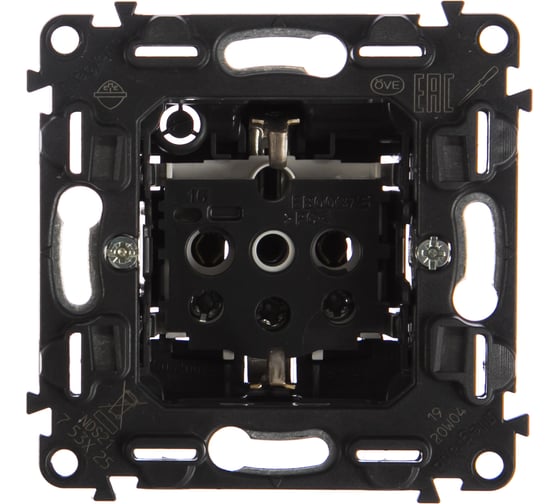 Механизм розетки Legrand Valena Inmatic 16 А 250 В 2К+З винтовые зажимы Leg 753025 1