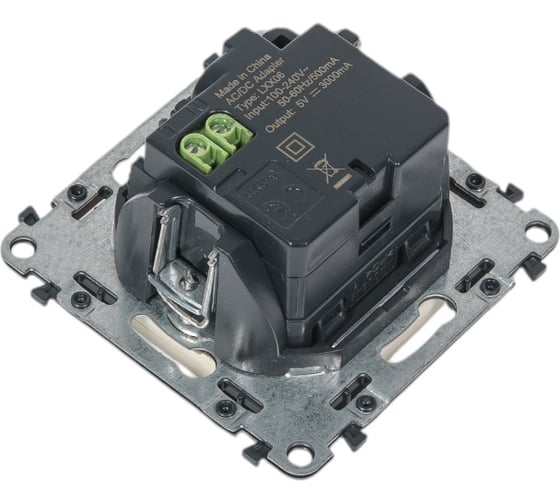 Зарядное устройство Legrand Valena Allure с 2 USB-разъемами тип C-тип C 240 В/5 В 3000 мА слоновая кость 755346