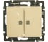 Выключатель Legrand двухклавишный с подсветкой Legrand Valena 10А 250В схема 5L безвинтовые зажимы слоновая кость 774328 1