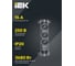 Колодка для удлинителя с заземлением с выключателем IEK COMFORT К03В 3 места черная 694603 5
