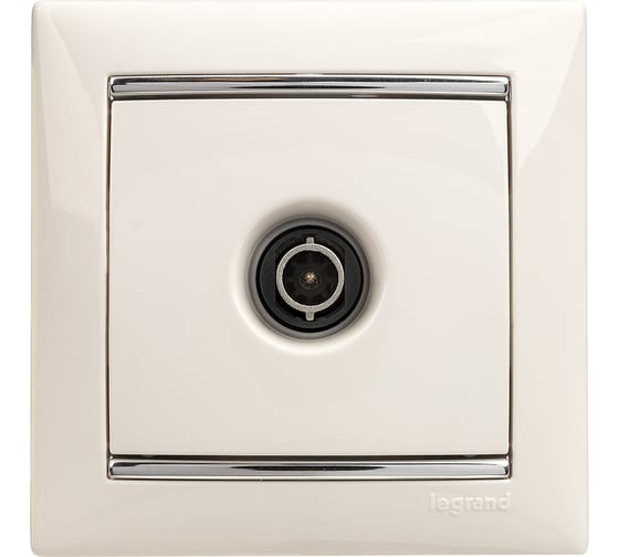 Розетка Legrand TV (телевизионная) Legrand Valena "звезда" белый 774429