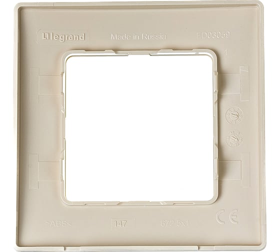 Рамка Legrand Etika 1 пост слоновая кость Leg 672511