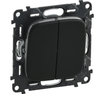 Переключатель Legrand Valena Allure 2-клавишный 10 А 250 В Leg 752918