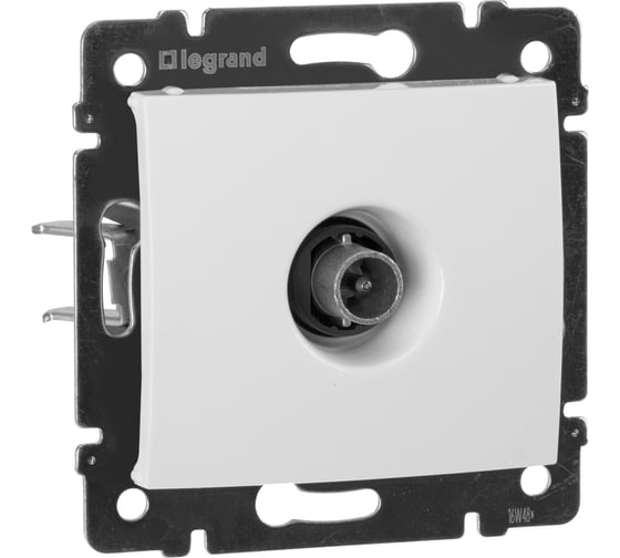 Розетка Legrand TV (телевизионная) Legrand Valena проходная белый 774431
