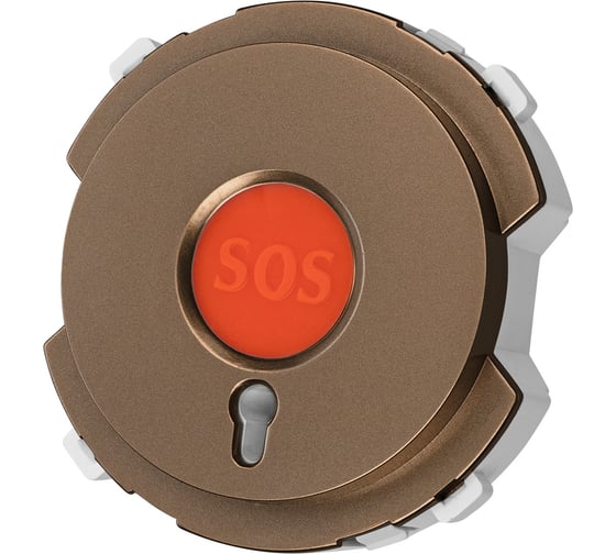 Кнопка SOS TDM ELECTRIC бронза, "байкал" SQ1819-0409