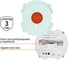 Кнопка SOS TDM ELECTRIC фисташковая, "байкал" SQ1819-0109 3