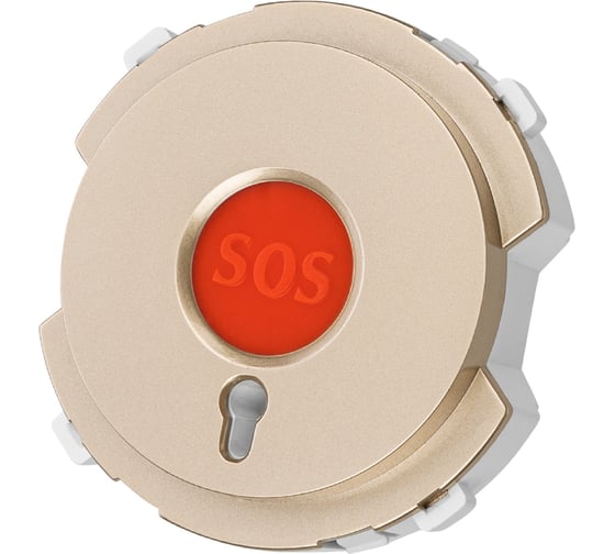 Кнопка SOS TDM ELECTRIC шампань, "байкал" SQ1819-0509 1