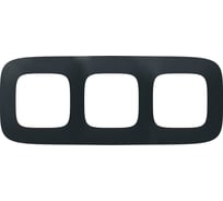 Универсальная рамка Legrand Valena Allure 3 поста матовый черный Leg 754403