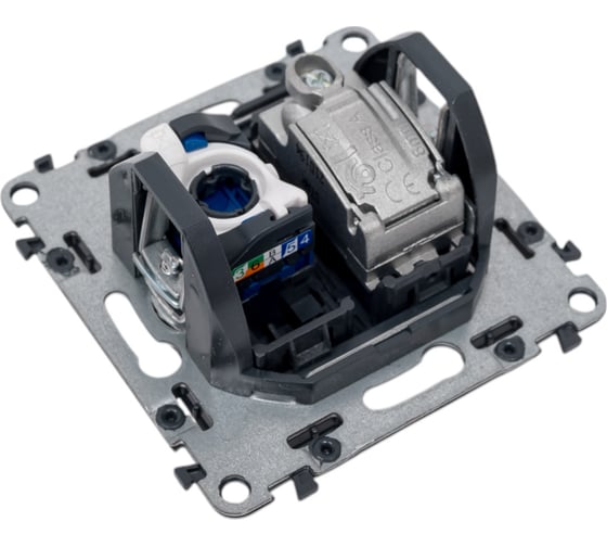 Розетка Legrand Valena IN'MATIC TV "звезда"/RJ45 Кат.6 UTP 753055