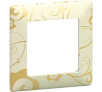 Рамка Legrand Valena LIFE  "Ампир бежевый".1-постовая универсальная 754111