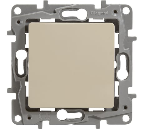 Переключатель Legrand перекрёстный одноклавишный Legrand Etika 10А 250В винтовые зажимы слоновая кость 672309