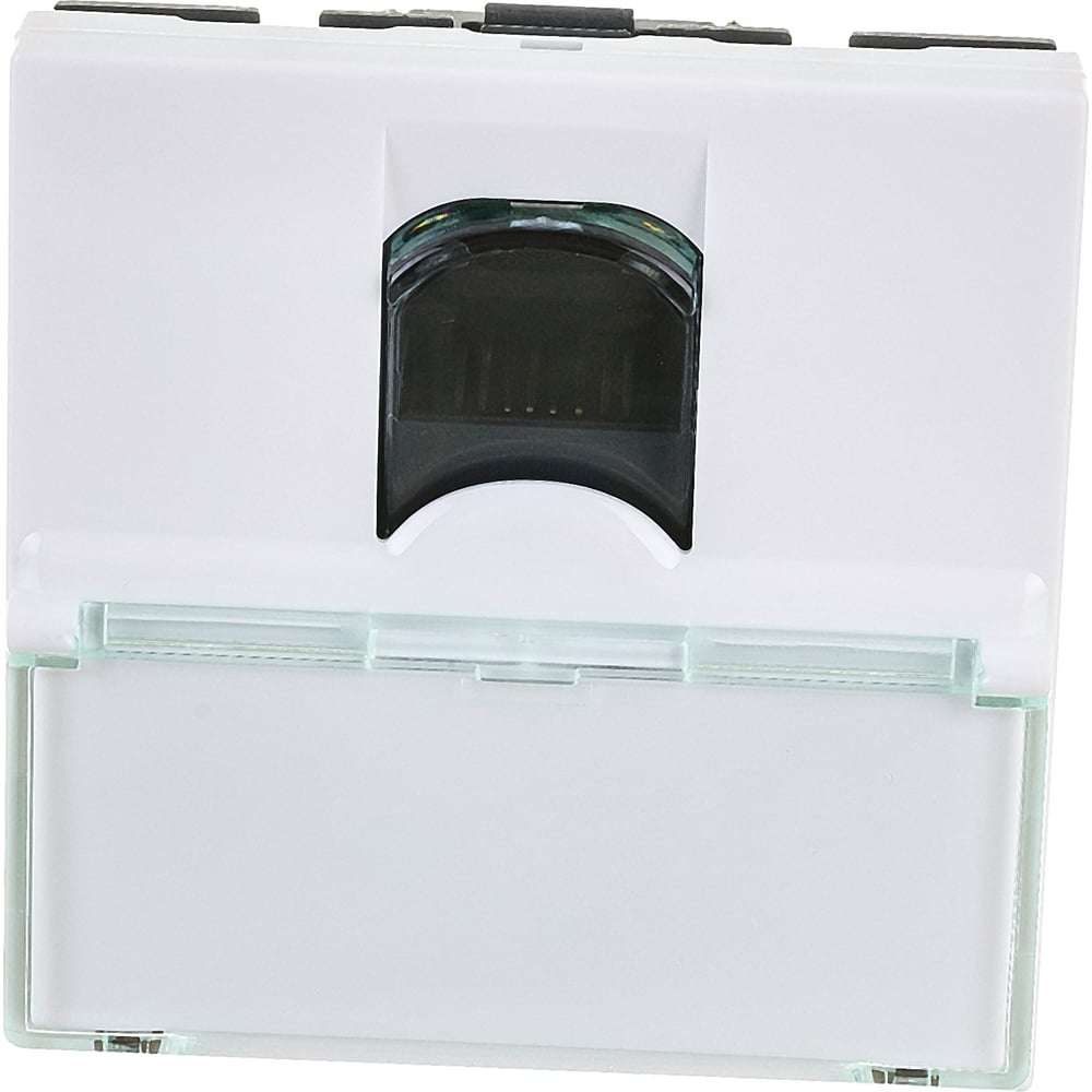 Розетка Legrand RJ 45 Программа Mosaic категория 6 UTP 2 модуля белый ...