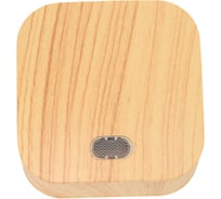 Выключатель 1-клавишный TOKOV ELECTRIC открытой проводки Frea 10А IP20 250В с индикацией АБС-пластик, сосна TKE-FR-V1I-C25