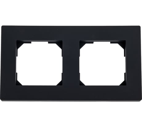 Универсальная 2-местная рамка TOKOV ELECTRIC Pixel карбон TKE-PX-RM2-C14