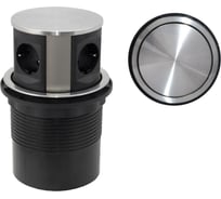 Выдвижной удлинитель AKS Tor 120 мм, 4 розетки, сталь 78895