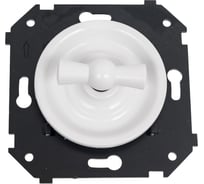 Выключатель одноклавишный Bironi (скрытый монтаж), Белый B3-200-21