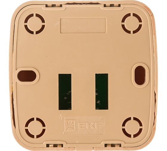 1-местная розетка EKF Минск RJ-45 ОП, 1А, 120В, светлое дерево EGK01-035-30
