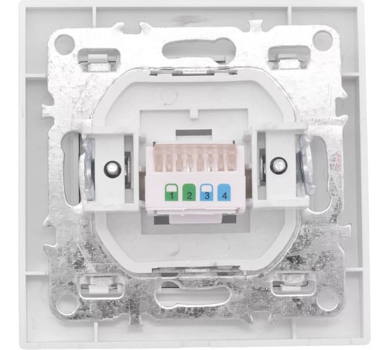 1-местная розетка EKF Минск RJ-45 СП белая ERK01-035-10