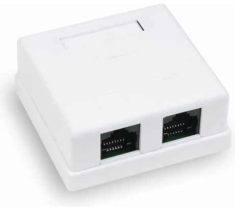 Компьютерная розетка REXANT -2RJ-45 CAT5e 03-0151