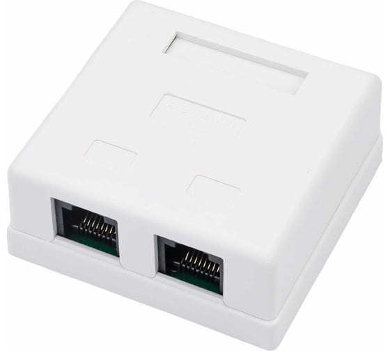 Компьютерная розетка REXANT -2RJ-45 CAT5e 03-0151