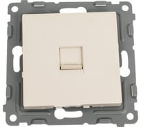 Розетка компьютерная 1-местная TOKOV ELECTRIC СП Pixel RJ45 кат.5E механизм бежевый TKE-PX-RC1-C02