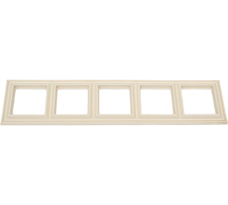 5-ая рамка JUNG EcoProfi DECO Бежевая EPD485