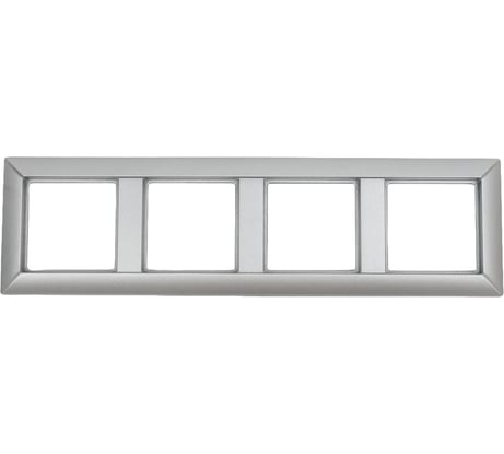 4-ая рамка JUNG EcoProfi Алюминий EP484AL