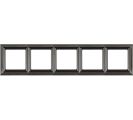5-ая рамка JUNG EcoProfi DECO Антрацит EPD485AN 1