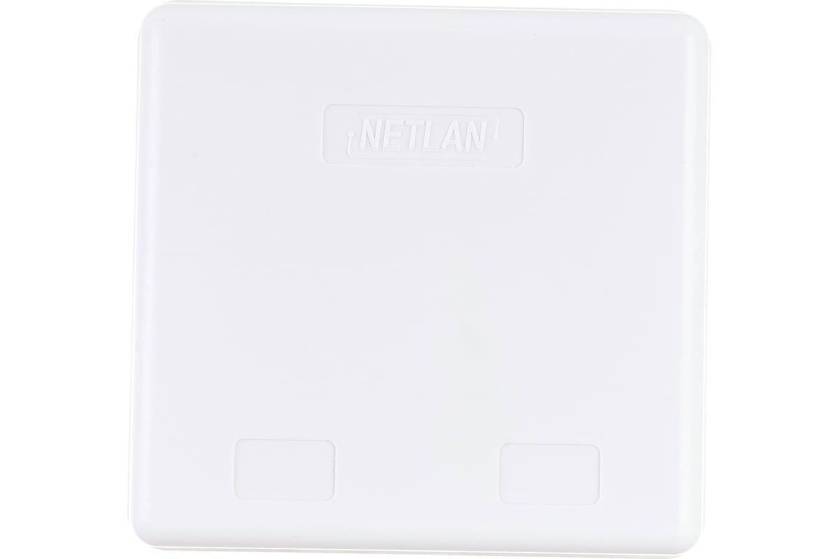 Настенная розетка NETLAN 2 порта, категория 5e, RJ45/8P8C ...