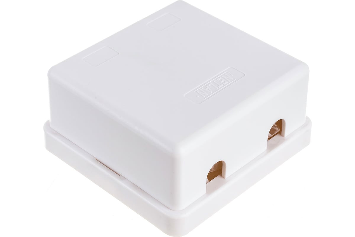 Настенная розетка NETLAN 2 порта, категория 5e, RJ45/8P8C ...