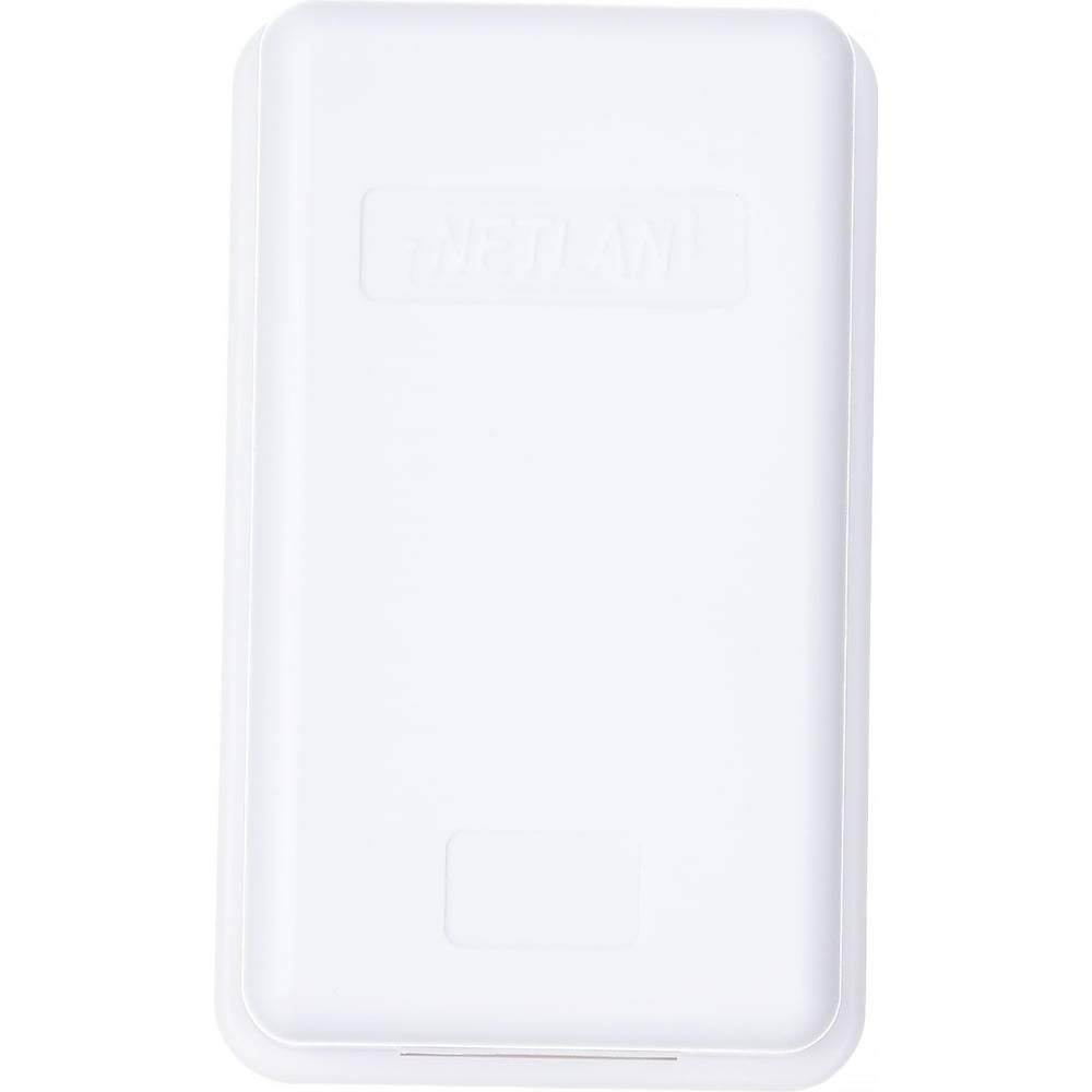 Настенная розетка NETLAN 1 порт, категория 5e, RJ45/8P8C ...