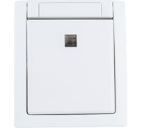 Выключатель Panasonic 1кл свет белый IP54 PACIFIC 54729 WPTC4002-2WH