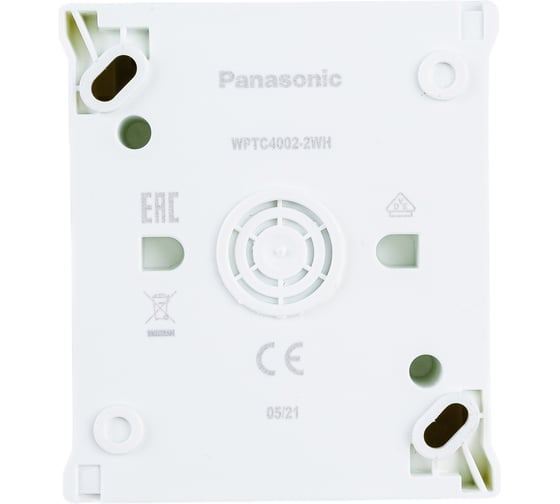 Выключатель Panasonic 1кл свет белый IP54 PACIFIC 54729 WPTC4002-2WH